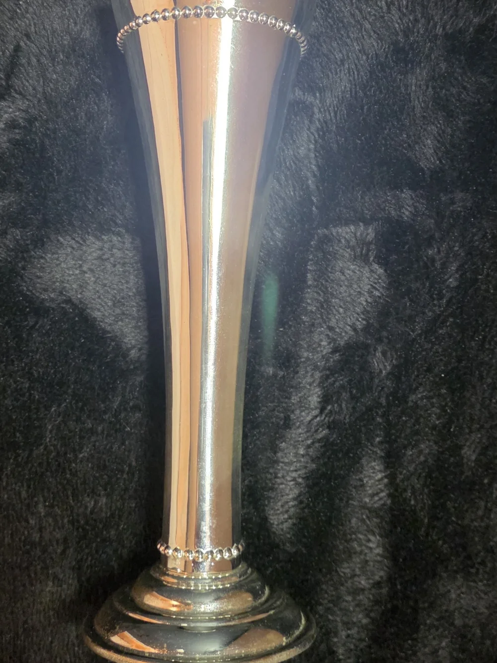 Vintage Godinger Silver Plated Trumpet Bud Vase 8.25x3